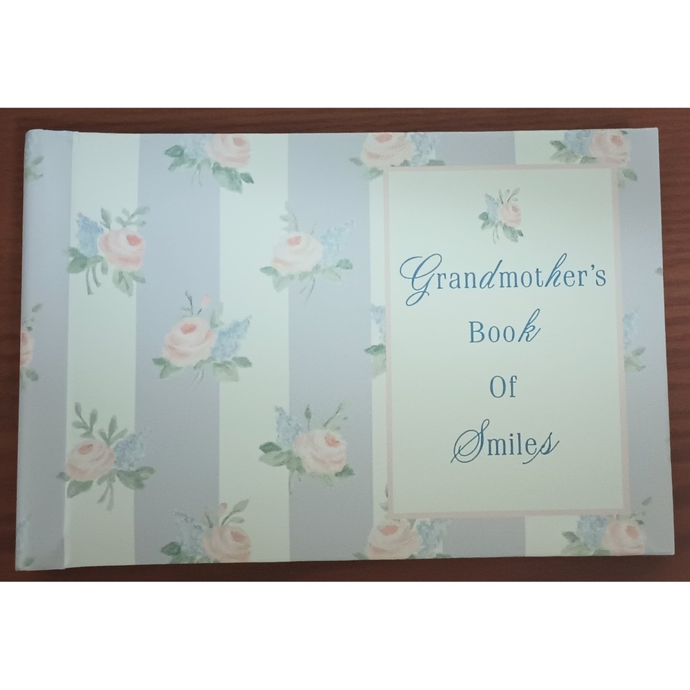 Hallmark Grandmother's Book of Smiles 4x6 Photo Album Holds 20 Photos